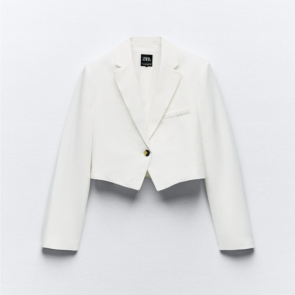 Zara Linen Blazer